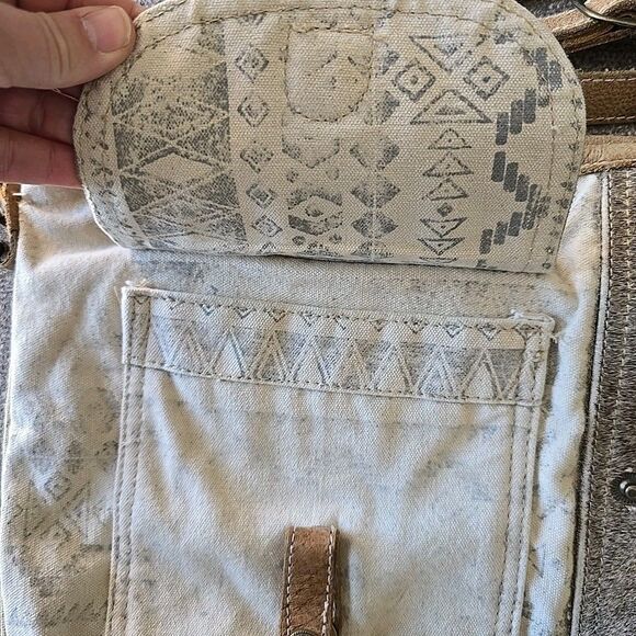 Myra Bags Western Leather Cowhide Crossbody Handbag Shoulder Strap Purse  Bag - Picture 5 of 15